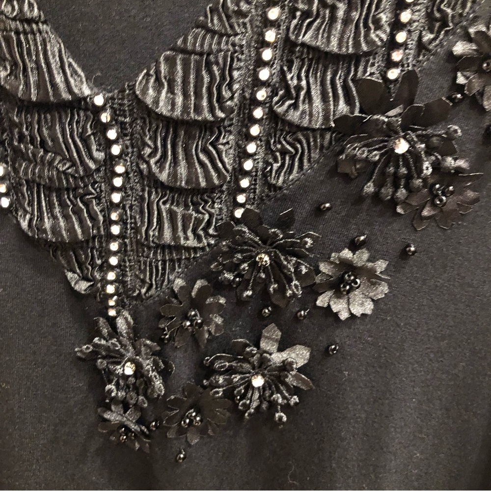 Bead embroidered cotton top - Picture 2 of 3
